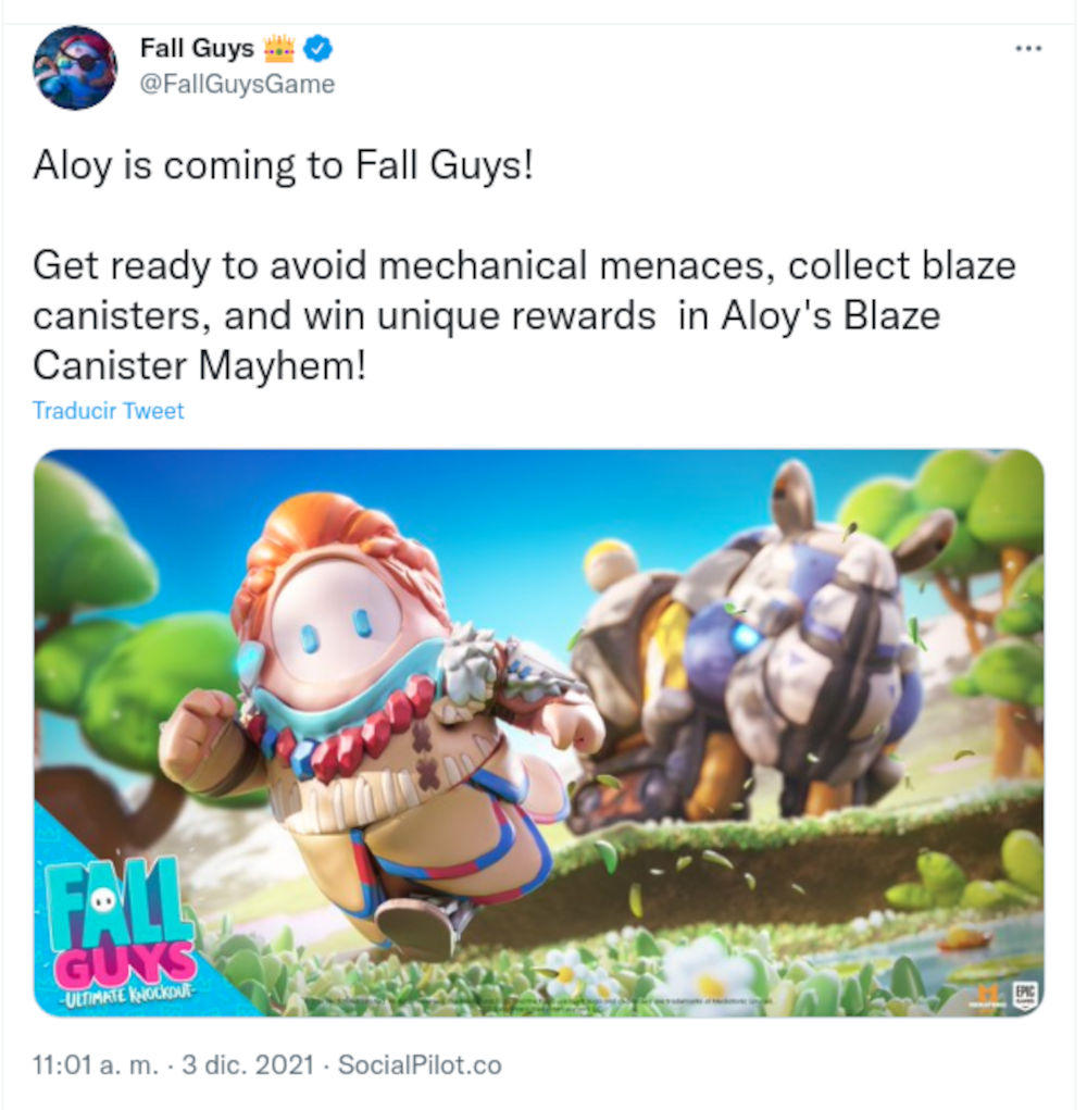 Epic crossover: Aloy joins Fall Guys