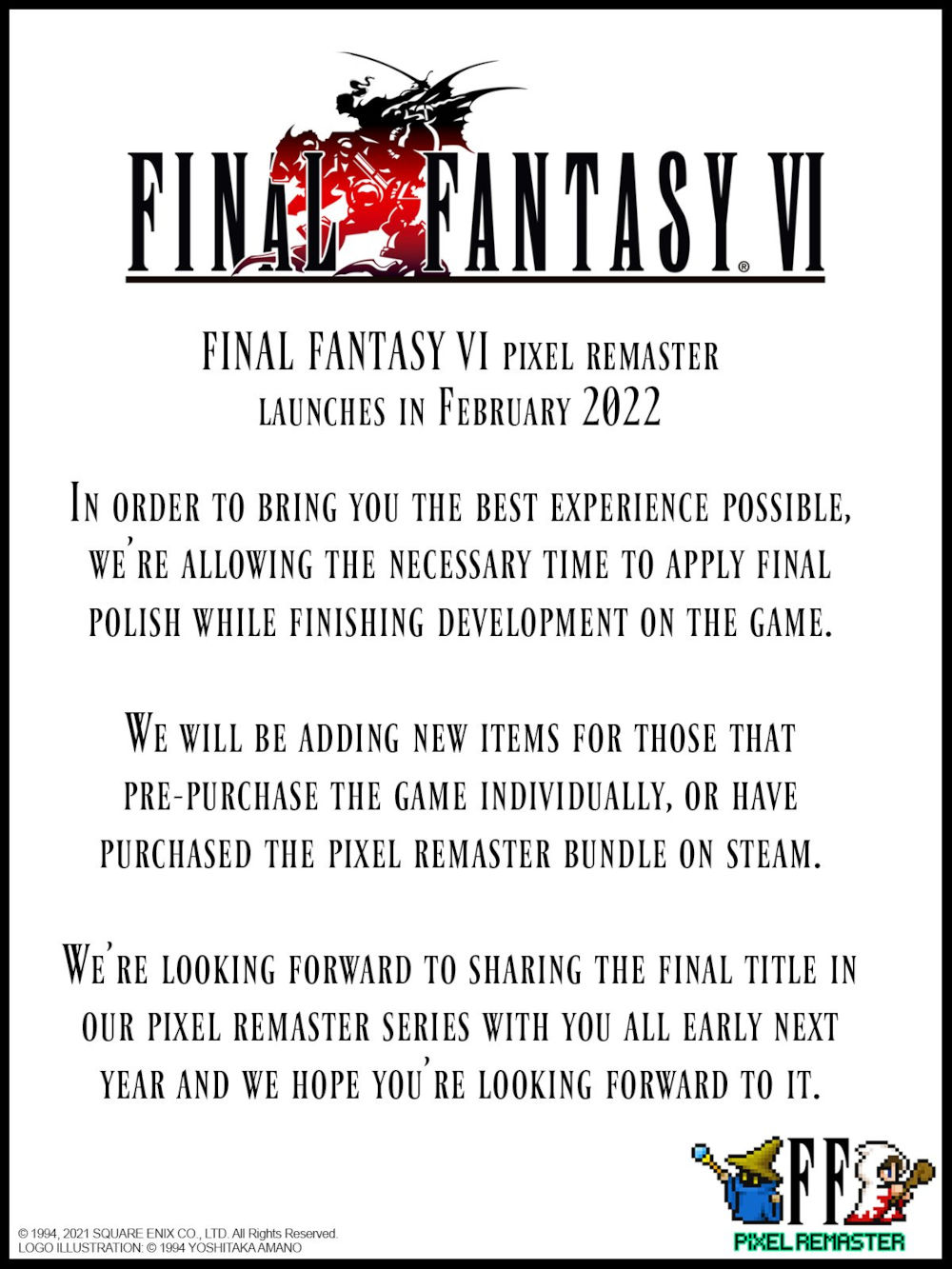 Final Fantasy revivirá uno de sus mejores juegos en 2022