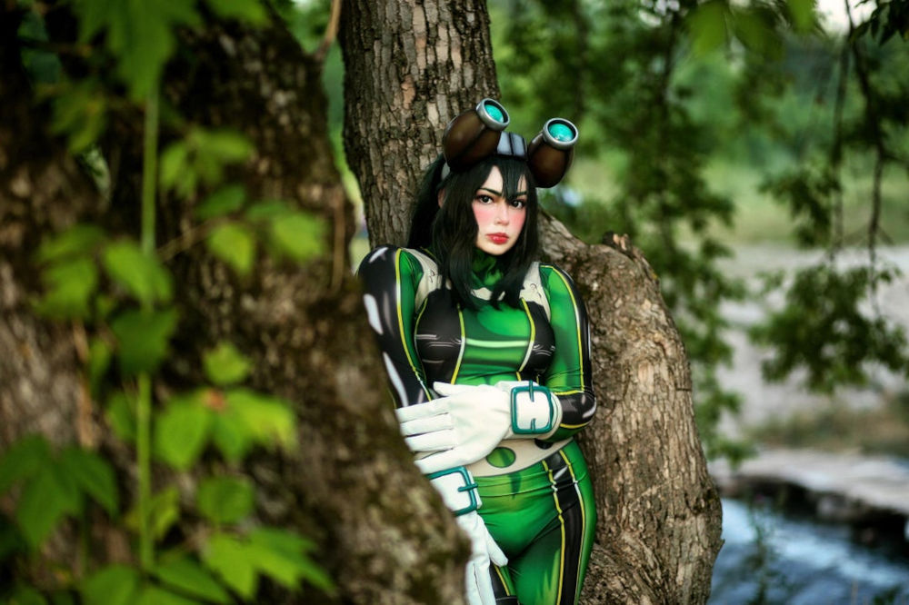 Tsuyu Asui from My Hero Academia gets a new cosplay
