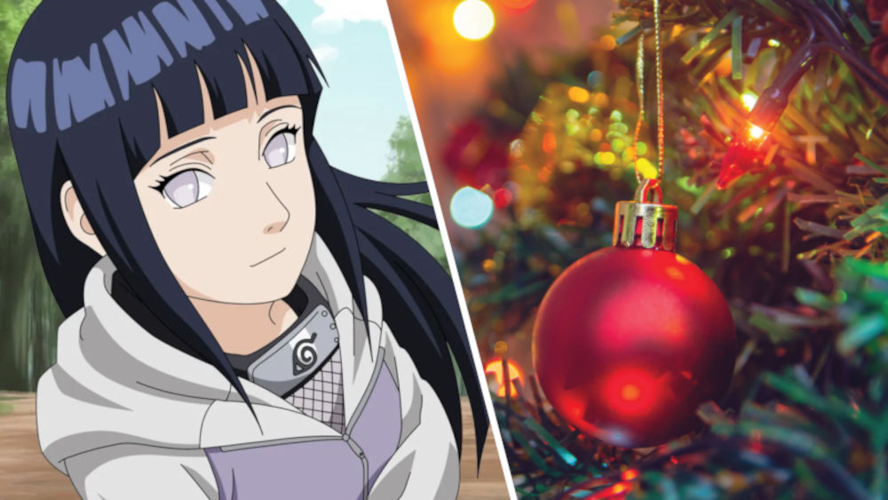 Hinata espera a Naruto para celebrar la Navidad
