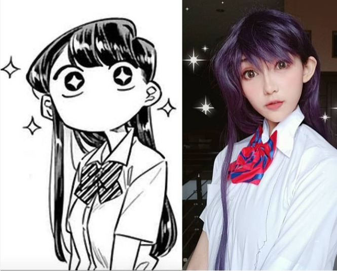 komi-san cosplay instagram yuzukyuu