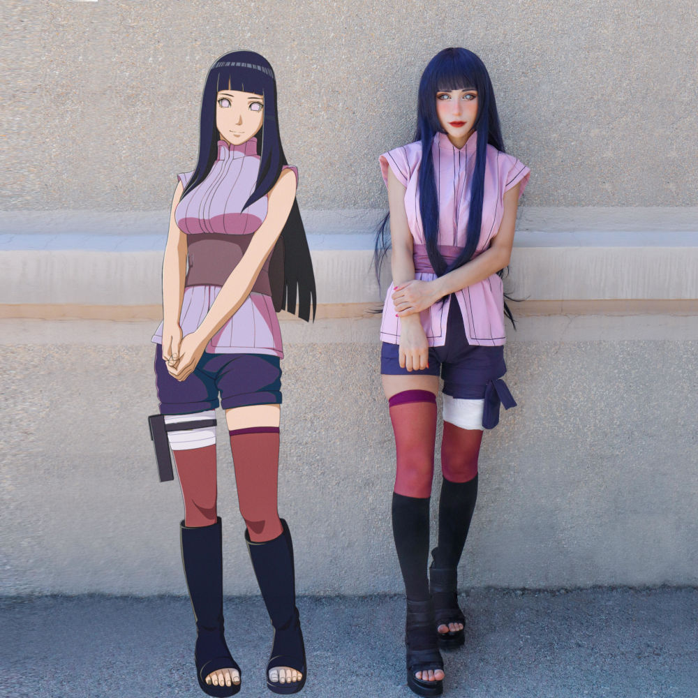 Sí se parecen: Este cosplay de Hinata salió idéntico al anime