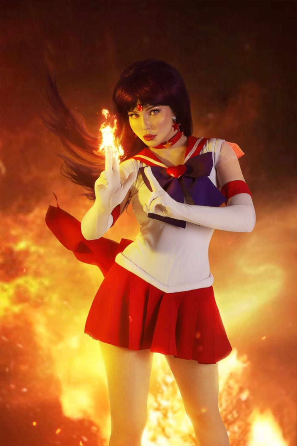 Sailor Mars desata su poder de fuego en este gran cosplay