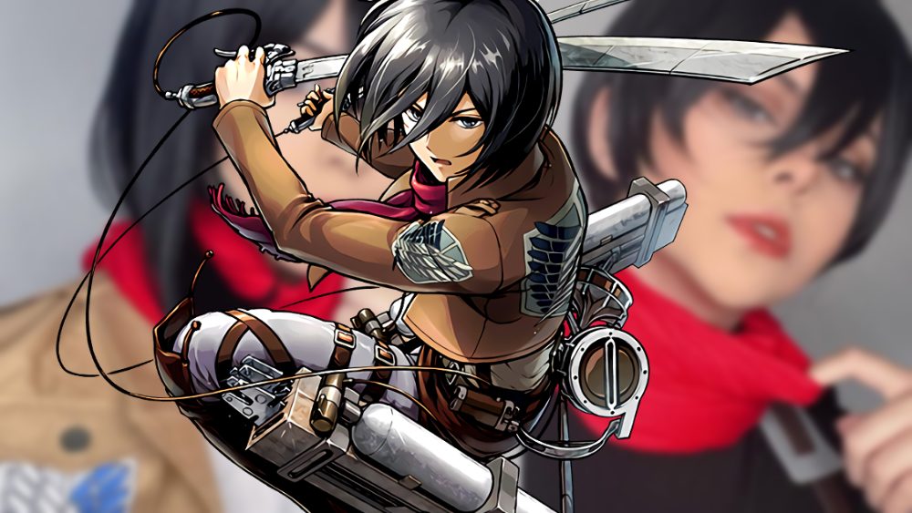 Kakadu Negrita finalizando Este cosplay de Mikasa de Shingeki no Kyojin superó el diseño del manga y  el anime