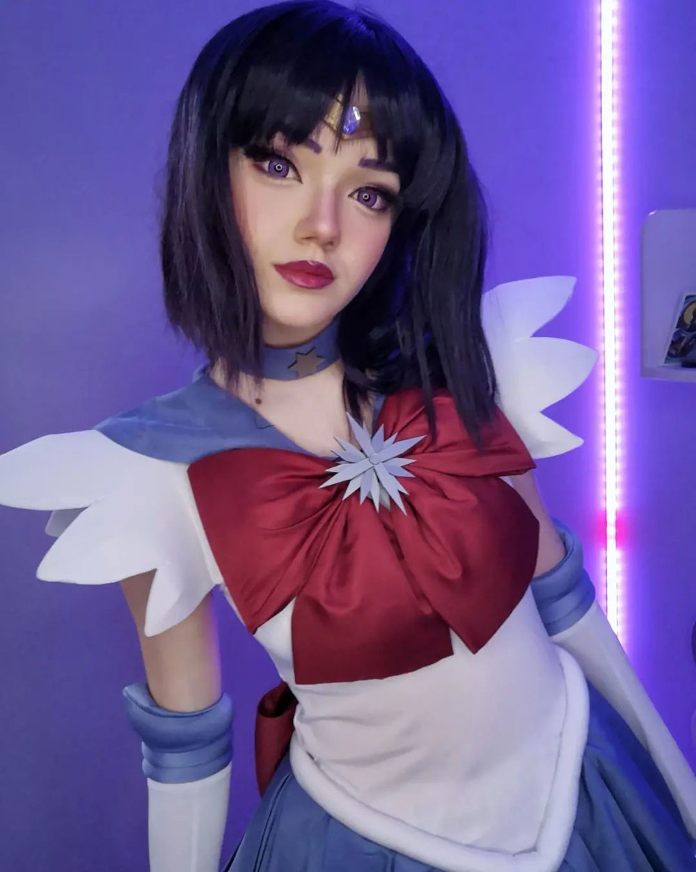 Sailor Saturn quiere ser tu amiga y lo demuestra con este cosplay