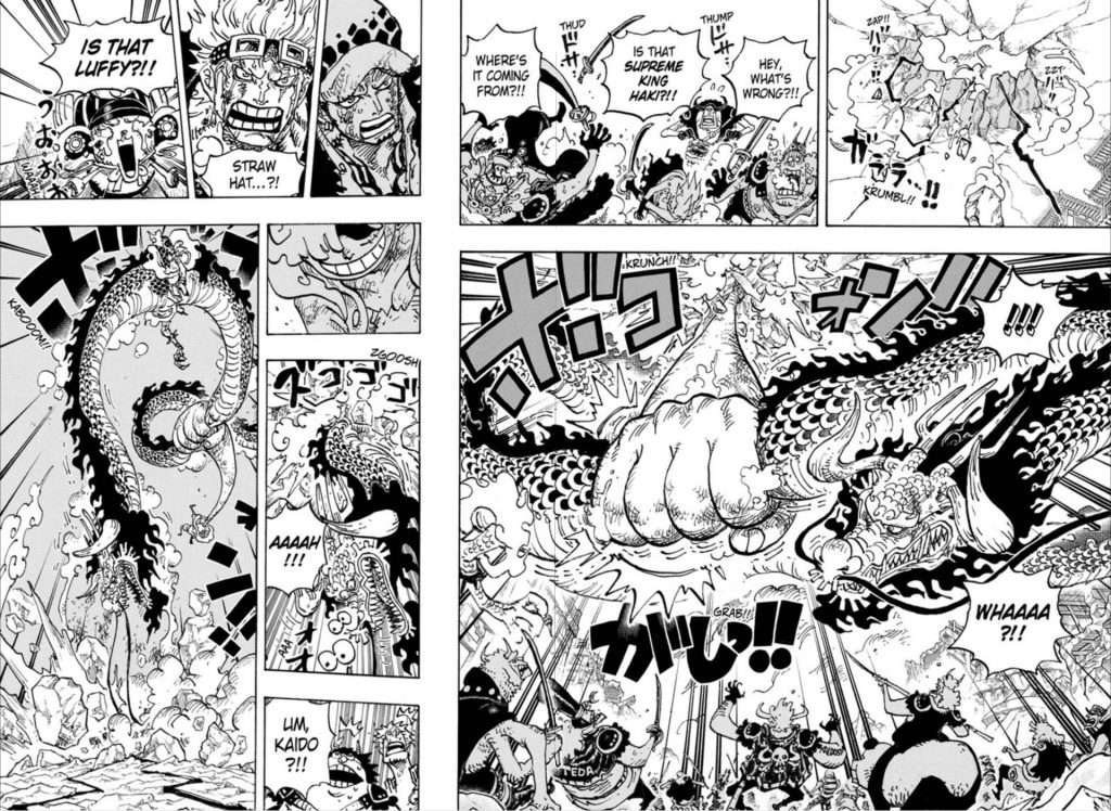 One Piece 1044 Luffy despertar fruta del diablo