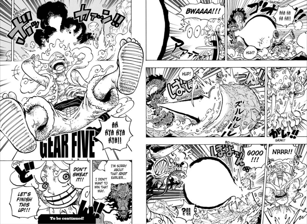 One Piece 1044 Luffy despertar fruta del diablo