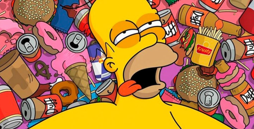 Los Simpson Homero Babeando