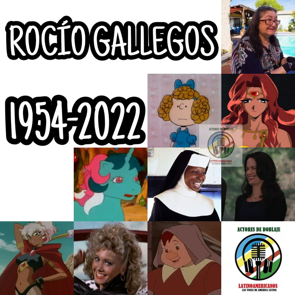 Muere Rocío Gallegos, actriz de My Little Pony y Las Guerreras Mágicas