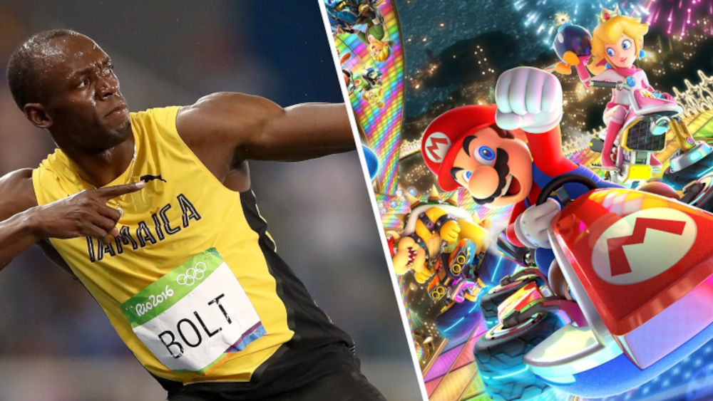 Mario Kart ayudó a Usain Bolt a convertirse en campeón olímpico