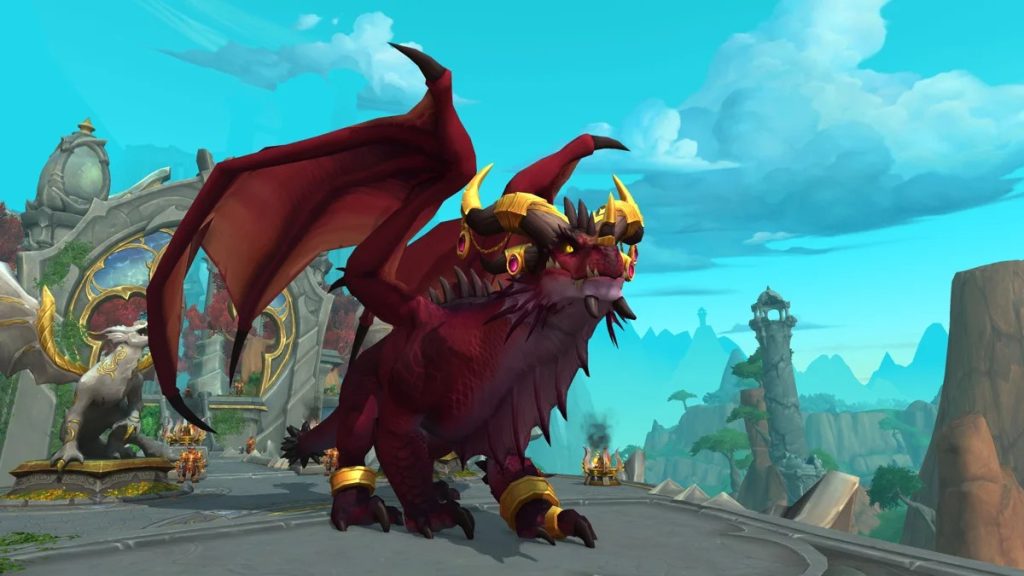 Dragon de World of Warcraft Dragonflight.
