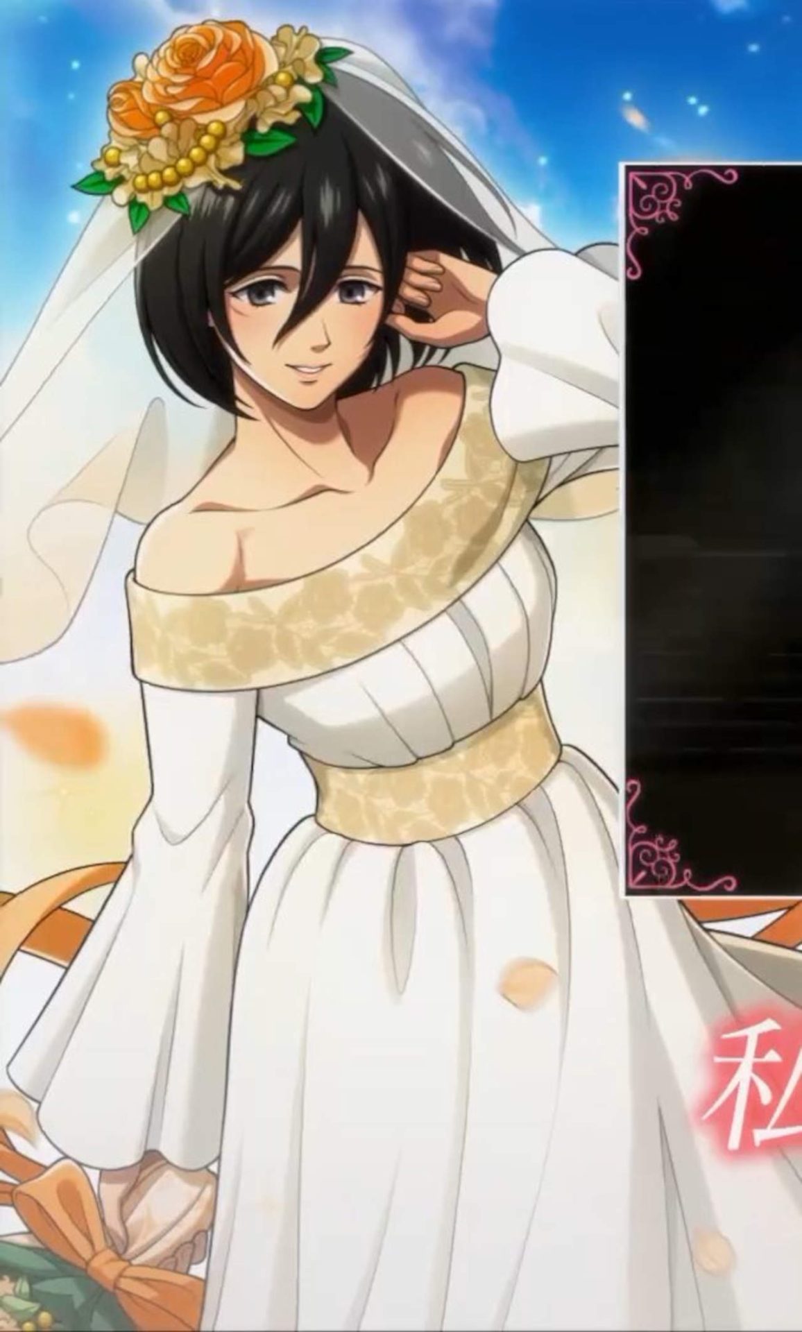 Attack on Titan reveló el look de Mikasa como novia en un videojuego