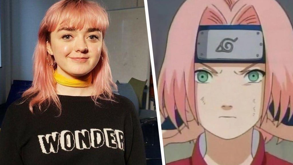 Maisie Williams como Sakura en cast perfecto para el live action de Naruto