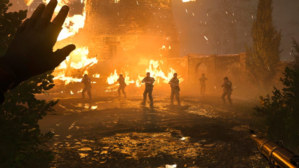 Una escena de Call of Duty: Vanguard, una de las más recientes entregas de Activision