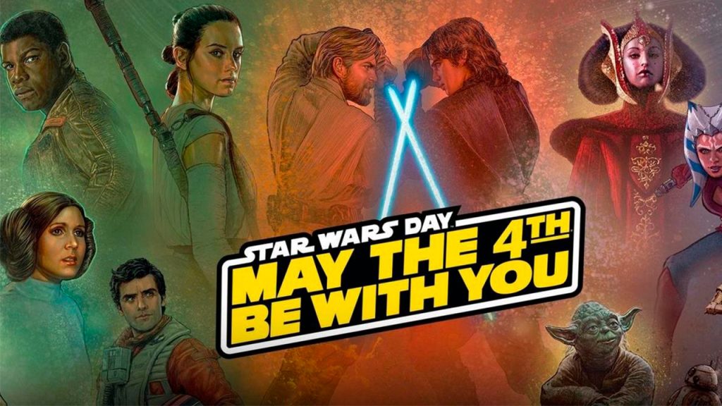 Un poster conmemorativo del día de Star Wars