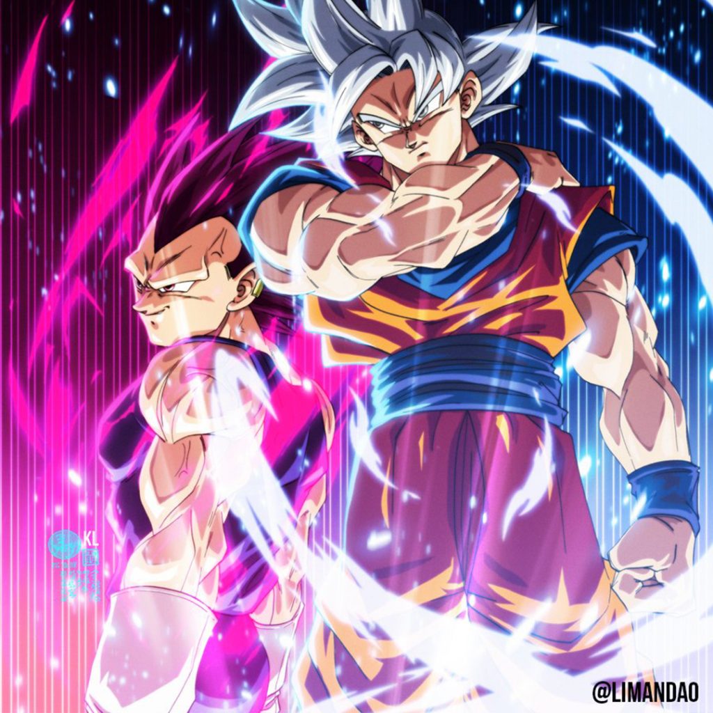 Dragon Ball: Un fanart le da color a las transformaciones más fuertes de  Goku y Vegeta