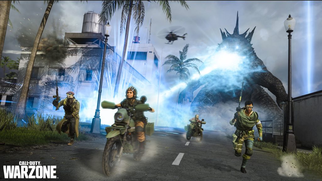 Godzilla en la operación Monarch de Call of Duty Warzone