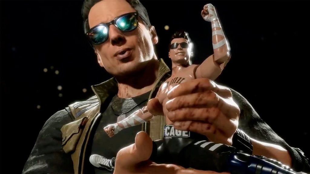 Johnny Cage como aparece en Mortal Kombat 11
