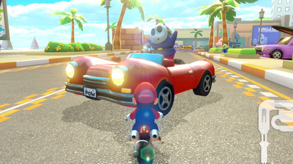 Los carros de Coconut Mall desaparecieron en Mario Kart 8