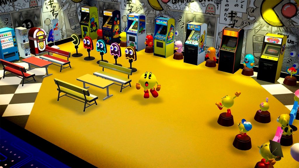 Puedes decorar tu arcadia como quieras en Pac-Man Museum