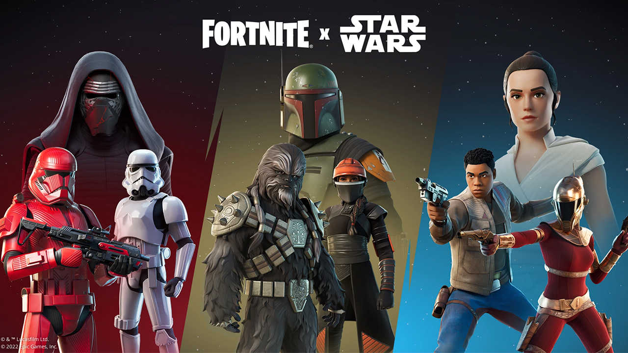 Las Skins de Star Wars que vuelven a Fortnite