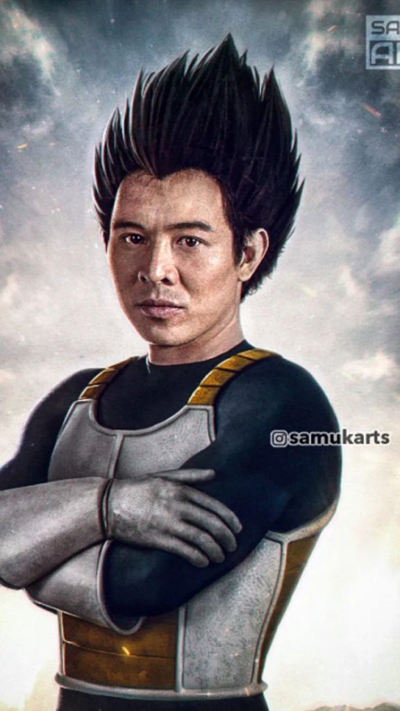 Vegeta in a Dragon Ball nineties live-action