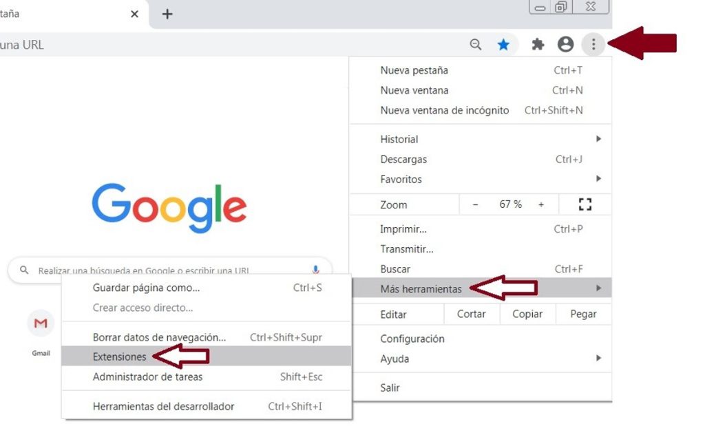 Como encontrar extensiones de google