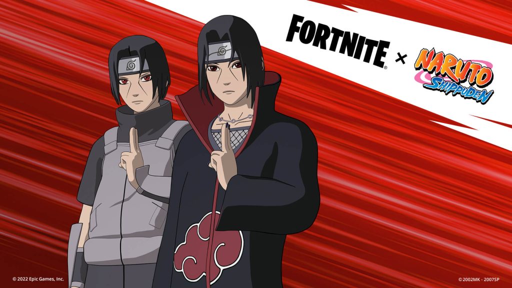 Fortnite x Naruto skin de Itachi