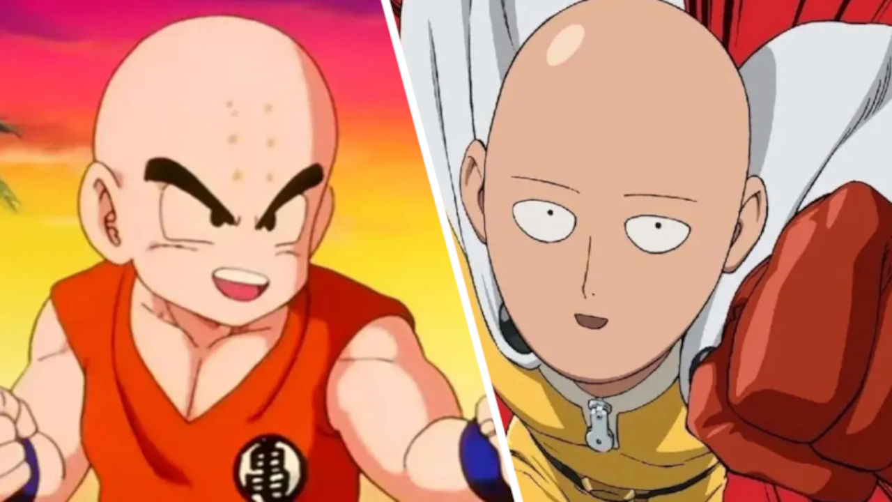 Pelón vs. Pelón: Krilin y Saitama pelean en un divertido corto animado