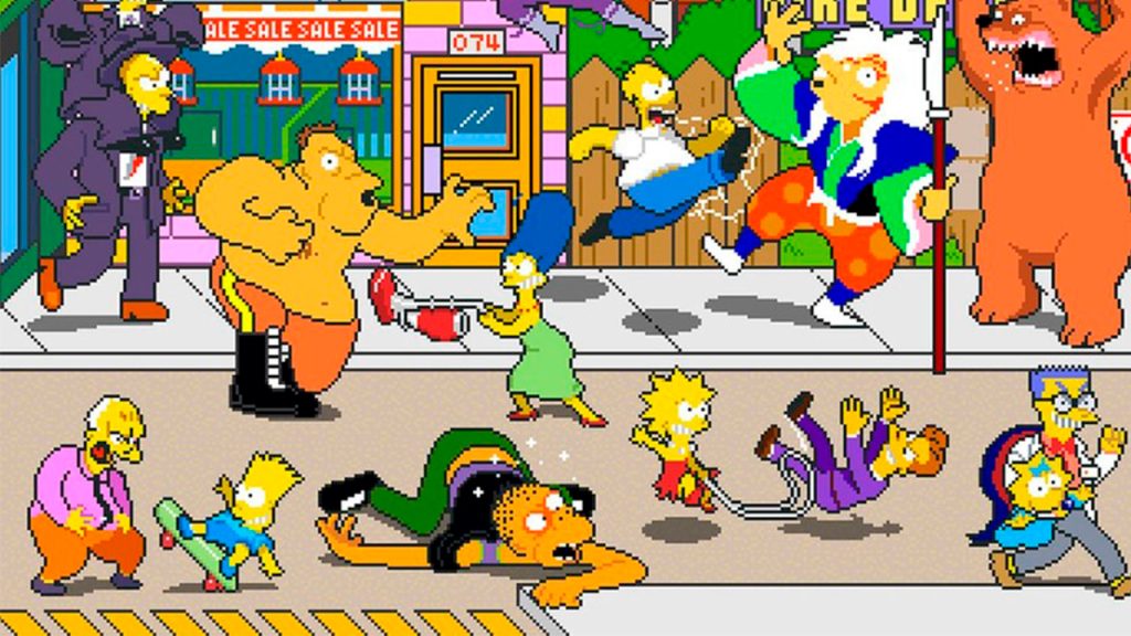 The Simpsons Arcade Game sería un interesante siguiente proyecto para ambas compañías