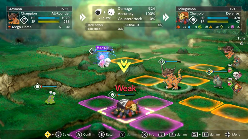 Digimon Survive se juega muy parecido a Triangle Strategy