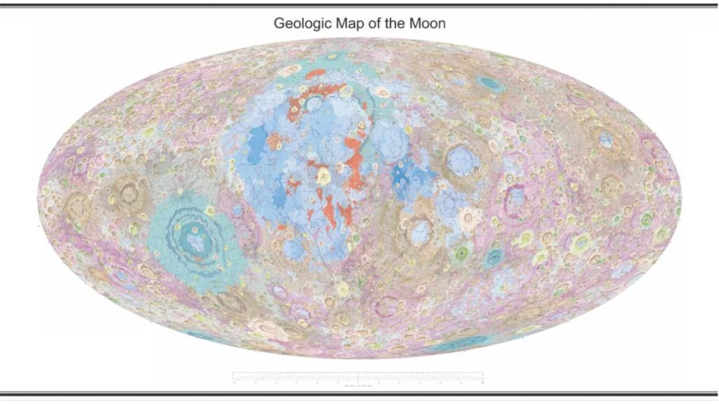 La luna recibe su mapa más detallado hasta ahora