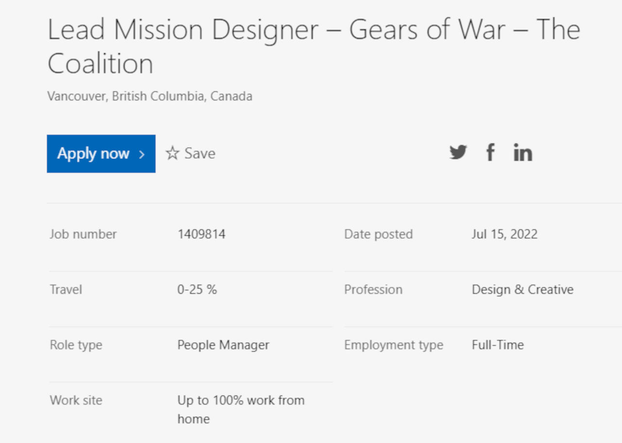 Gears 6 es real y la campaña ya estaría en desarrollo 