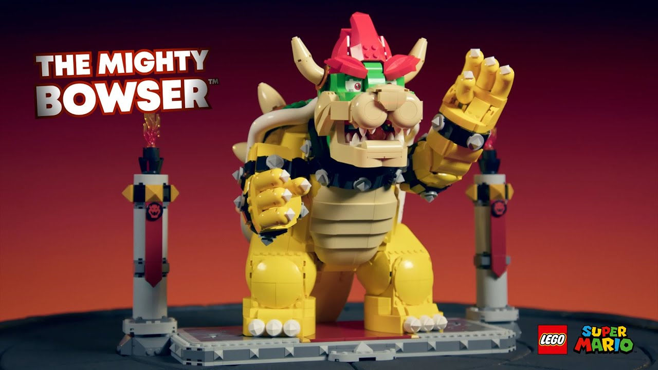 LEGO lanzará un enorme Bowser para su colección de Super Mario