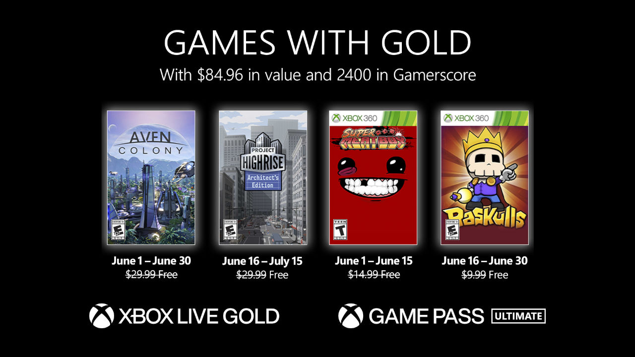 Xbox Games With Gold se despide de los juegos de 360