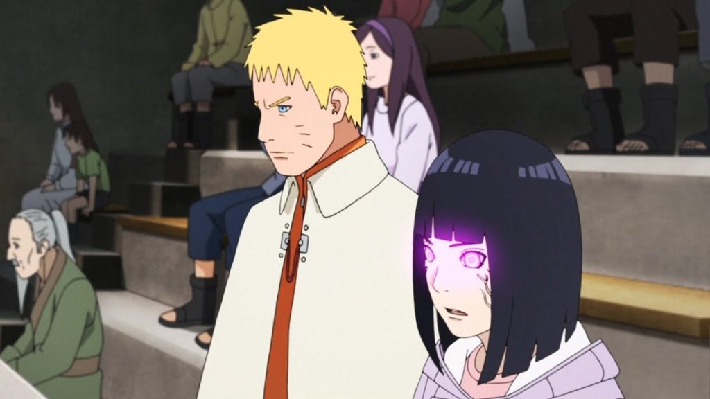 Naruto sigue presente en las aventuras de su hijo.