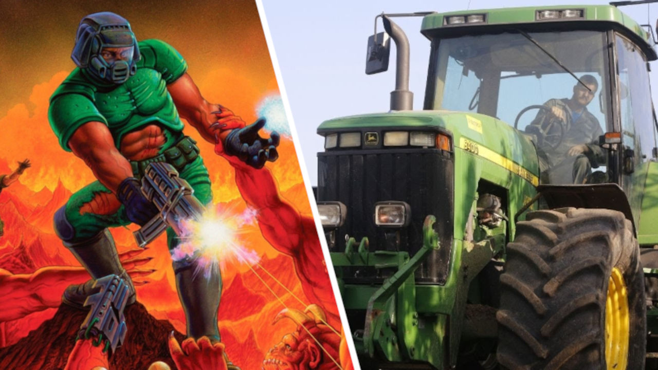 Doom ahora se puede jugar desde un tractor