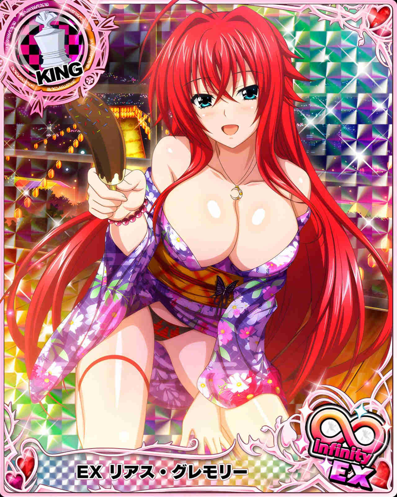 High School DxD game kicks off a new event with sexy yukatas 