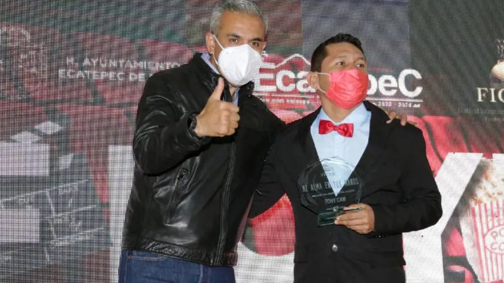 La premiación del primer festival de cine en Ecatepec