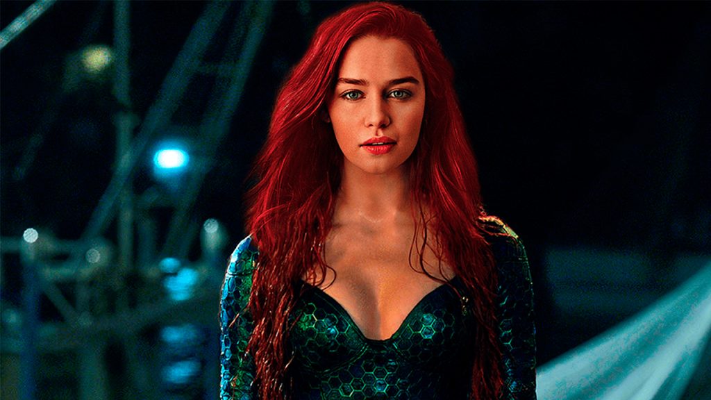 Un fanart que se imagina a Emilia Clarke como Mera en Aquaman 2