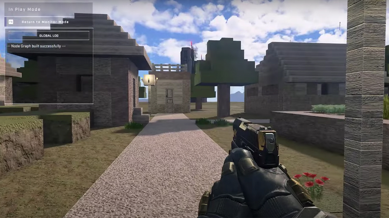 Un jugador de Halo Infinite hizo una villa de Minecraft en Forge