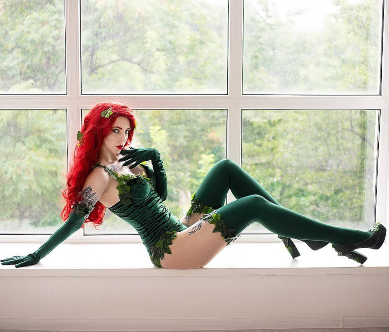 Poison Ivy vuelve a sus orígenes con este sensual cosplay 