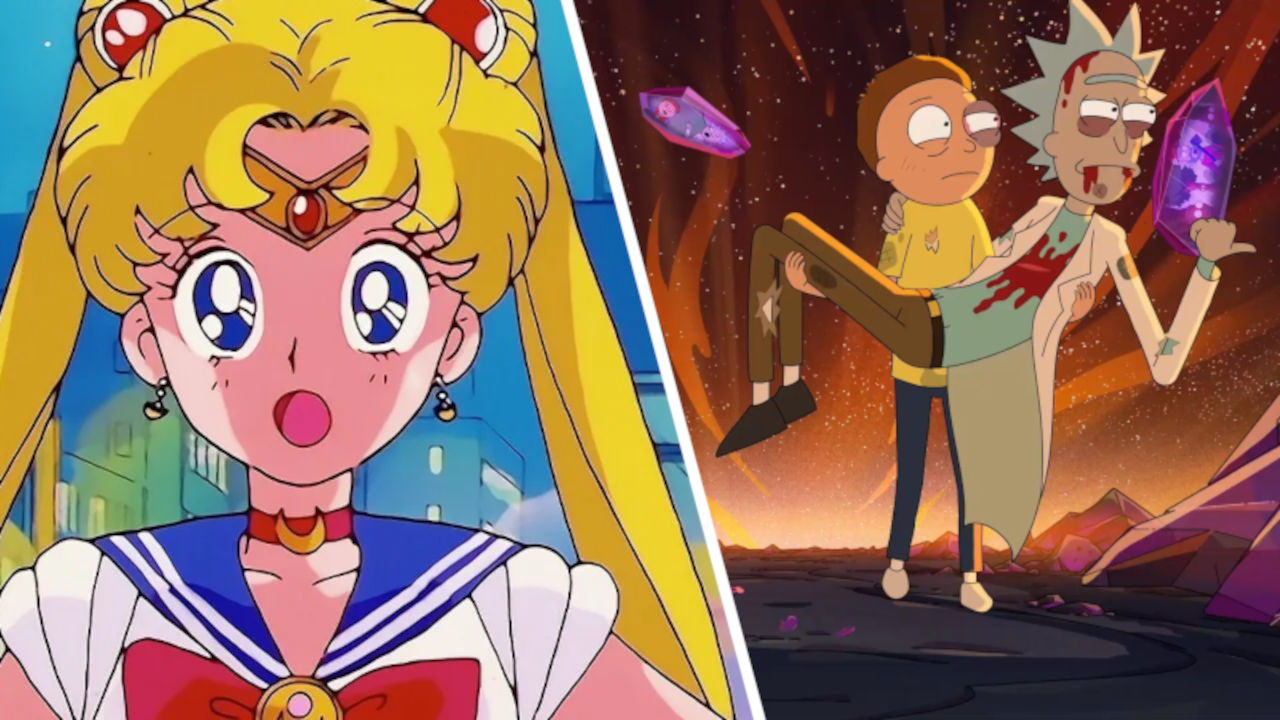Rick y Morty hacen hilarante homenaje a Sailor Moon