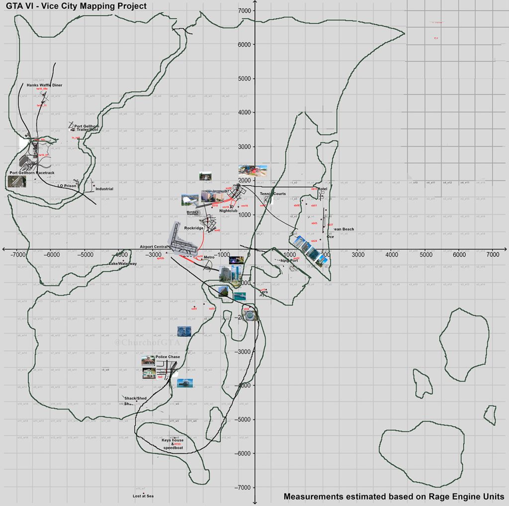 El posible mapa de GTA 6