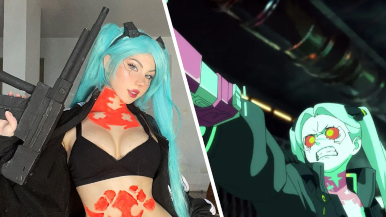 Cyberpunk Edgerunners: FeGalvao prueba un cosplay de Rebecca