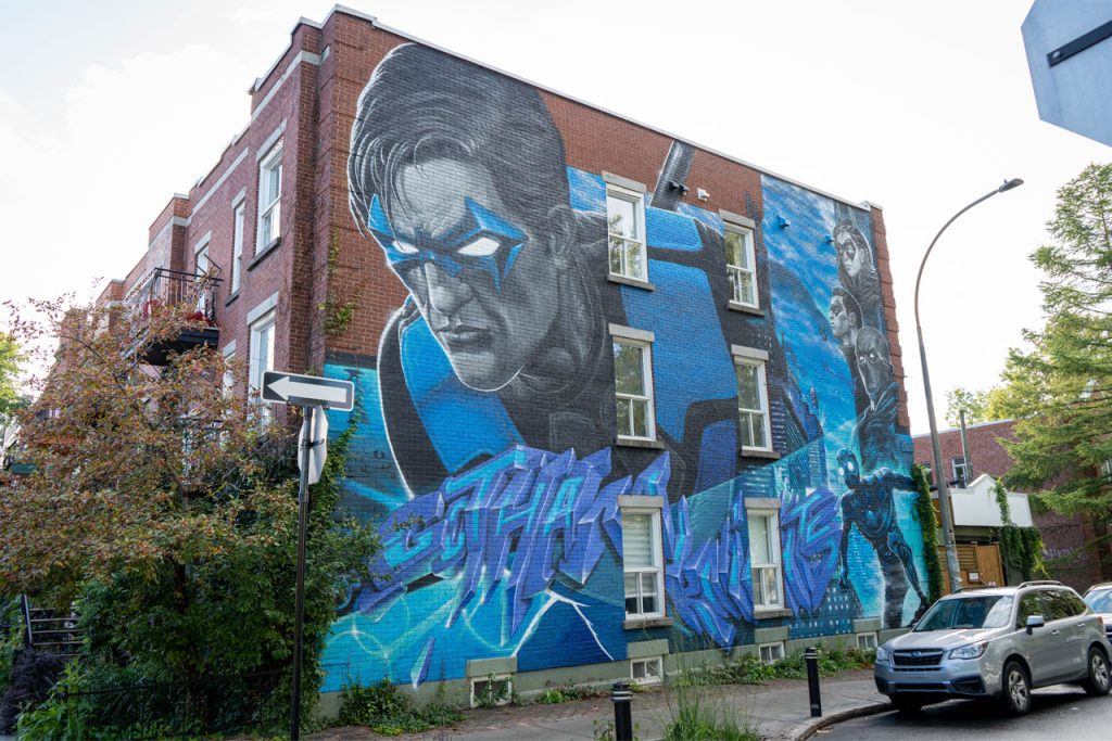 Gotham Knights Mural Nightwing