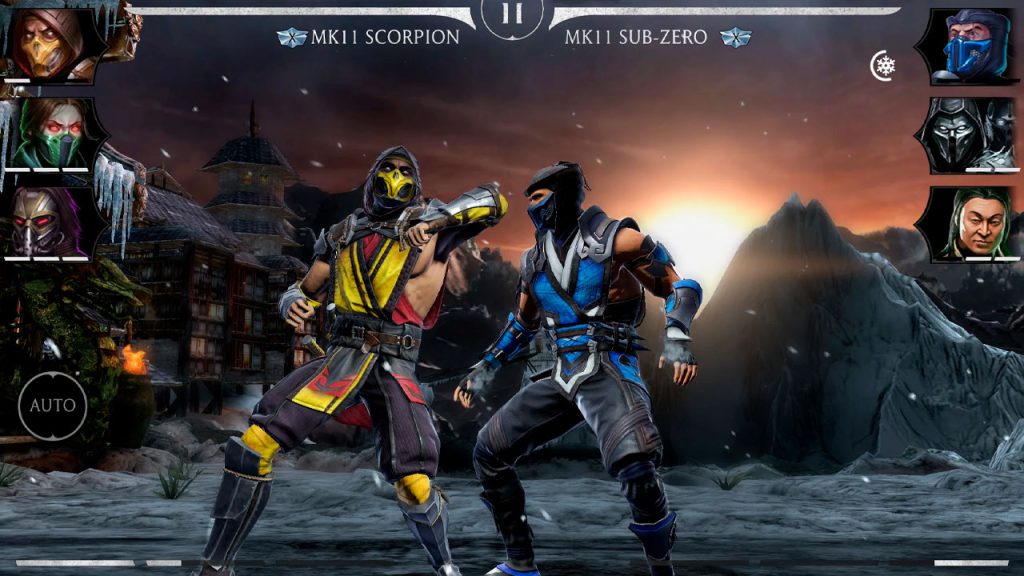 Mortal Kombat Mobile Scorpion vs Sub-Zero