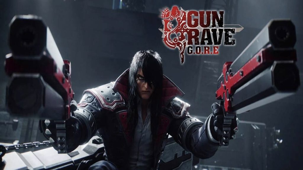 GunGrave GORE Graves avec ses pistolets jumeaux.