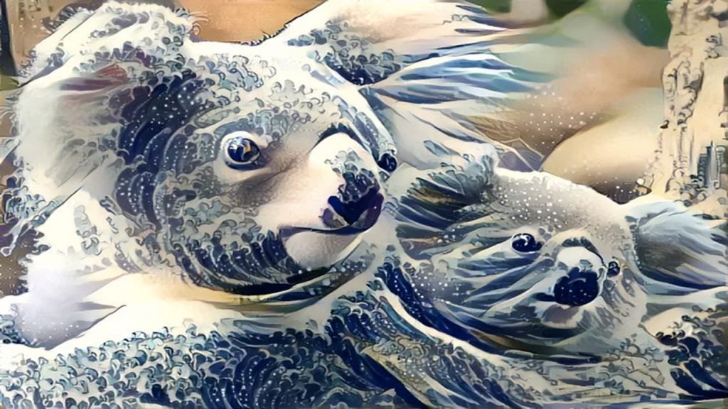 Las olas de Kanagawa de Katsushika Hokusai- sensei recreadas con IA