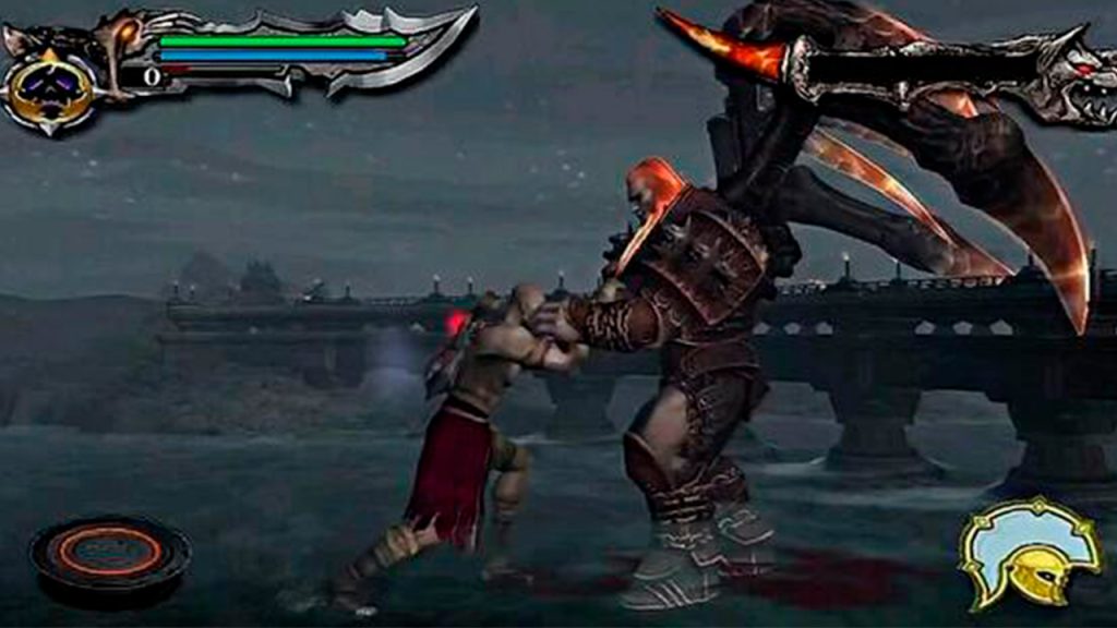 La pelea entre Kratos y Ares en el primer God of War